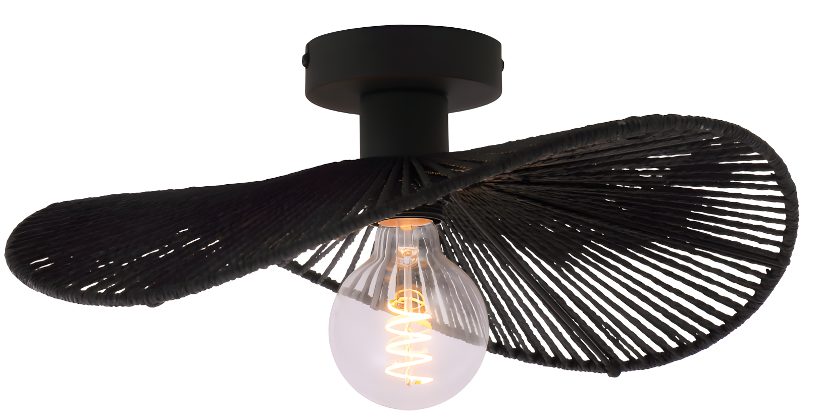 TOOLIGHT taklampa APP1832-1C Svart 41x41x17cm