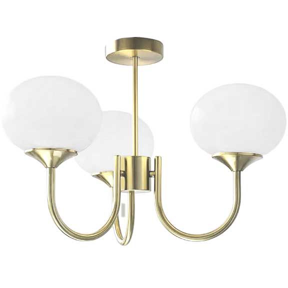 TOOLIGHT hängande taklampa APP1579-3CP Guld 50x50x50cm