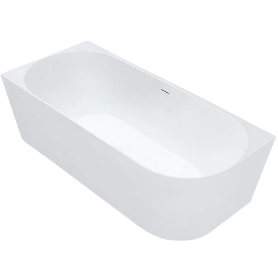 REA Hörnbadkar BELLANTO SLIM 170 Vänster Vit, 170x79x58cm
