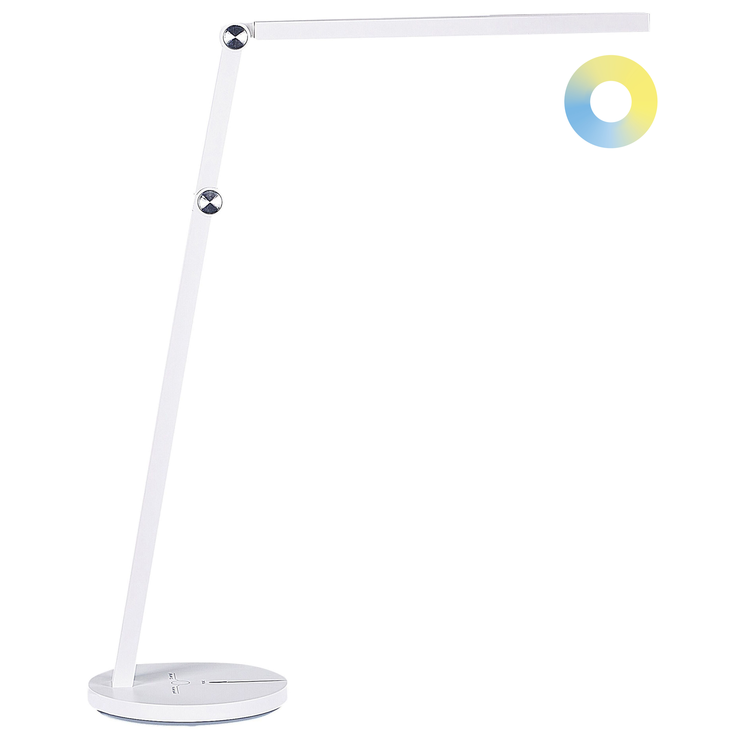 LED-skrivbordslampa DORADO med dimmer Metall Vit