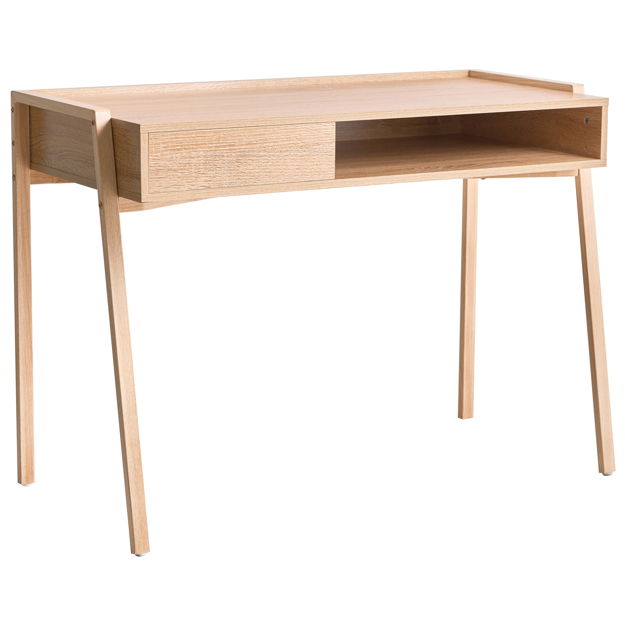 Skrivbord KOFOTEN 107 cm 48 cm Ljusbrun