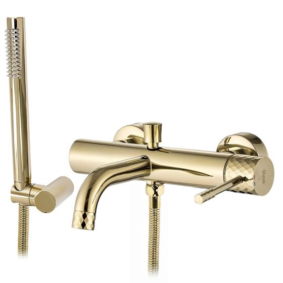 REA Badkarsblandare Lungo Guld, 21x25x6cm