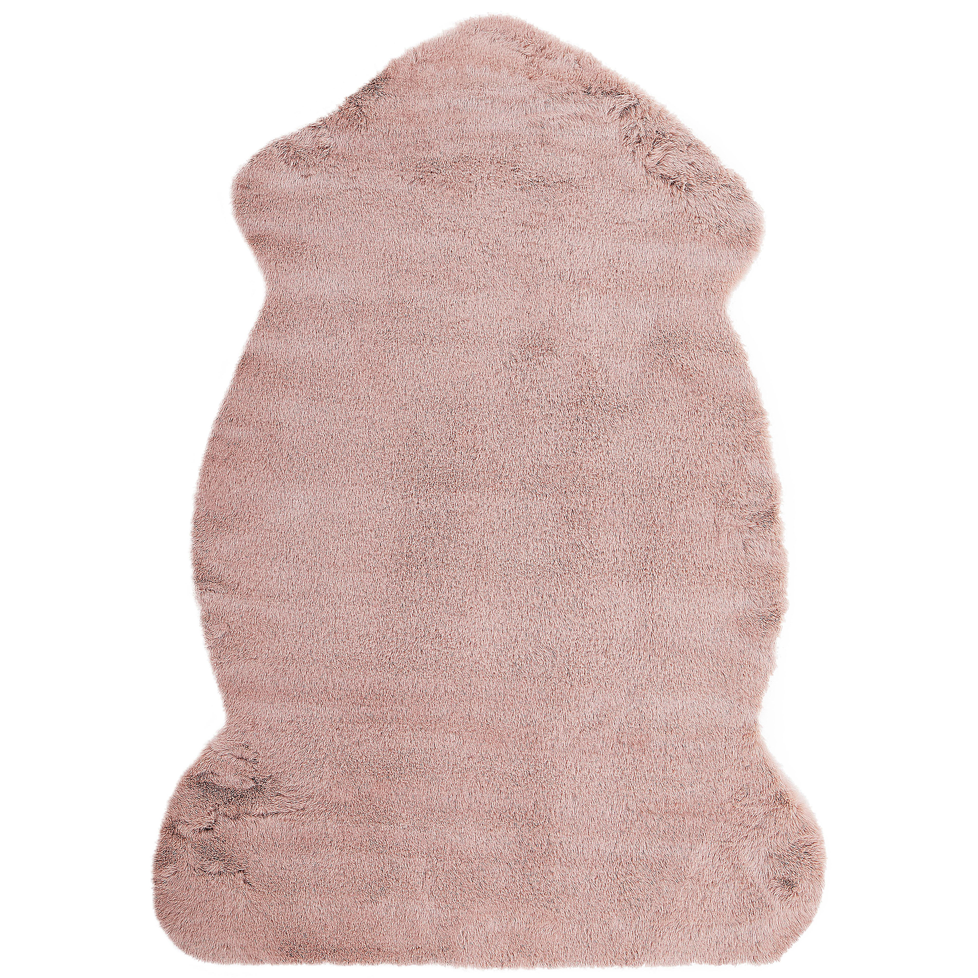 Fuskpälsmatta UNDARA Rosa 60 x 90 cm