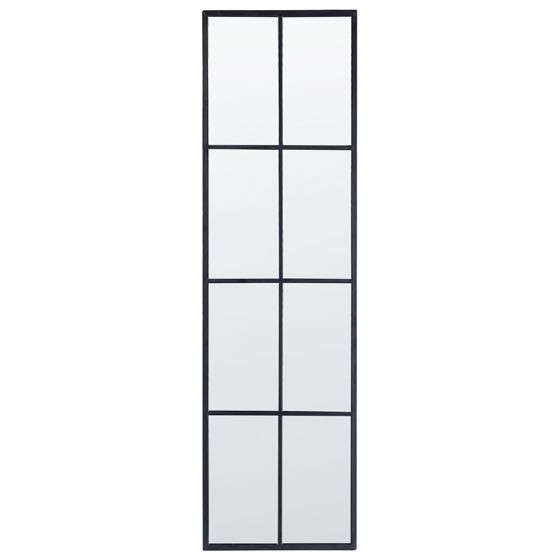 Väggspegel CAMON 38 cm 132 cm Metall Svart