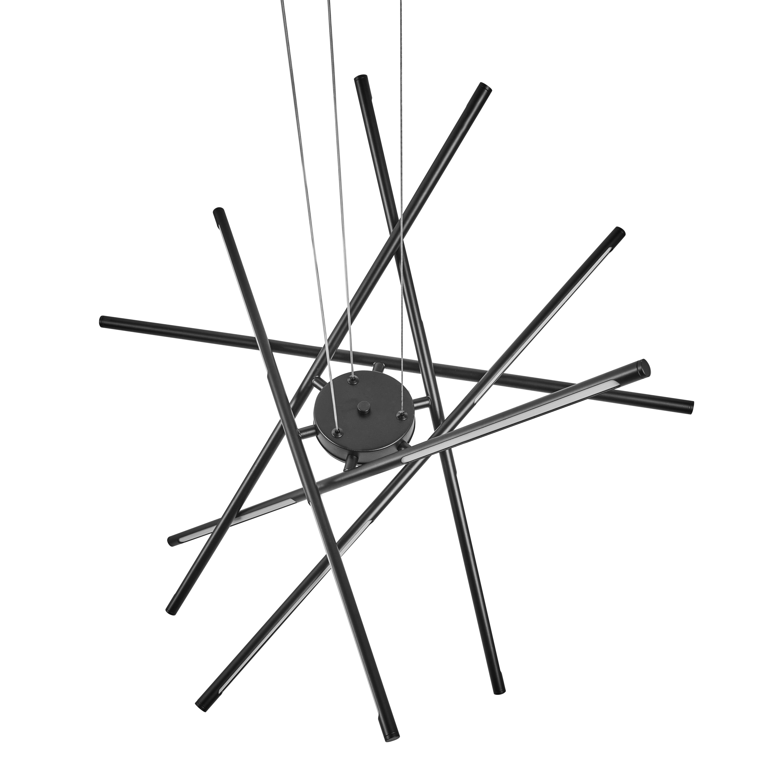 LED-pendellampa PALUN med dimmer Metall Svart