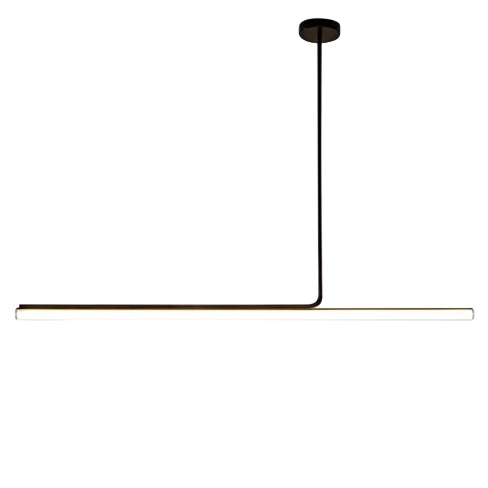 TOOLIGHT hängande taklampa LED APP1659-CP 120CM Svart 120,5x3x88cm