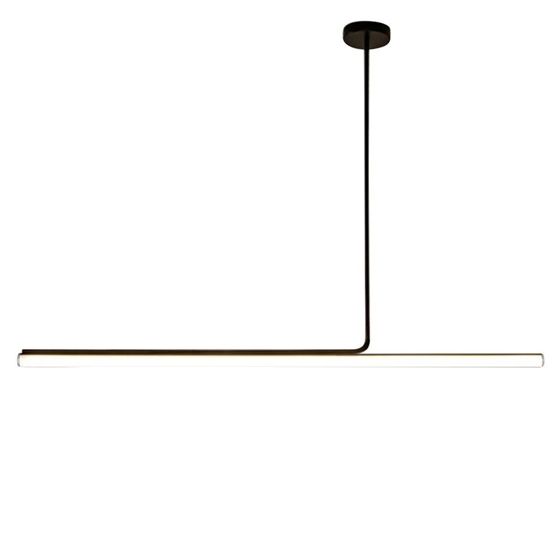 TOOLIGHT hängande taklampa LED APP1659-CP 120CM Svart 120,5x3x88cm