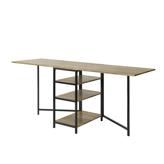 SoBuy, Matbord med hyllor Köksbord, FWT62-N
