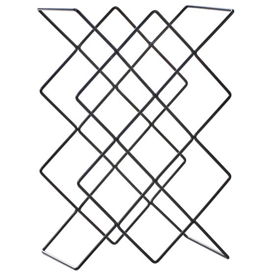 Vinställ RATHKEALE Metall Svart