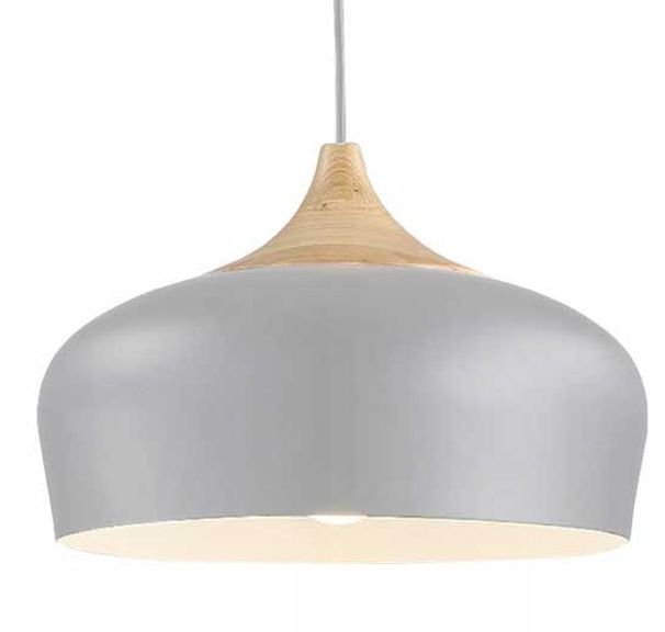 TOOLIGHT hängande taklampa APP182-1CP BARI Grå 35x35x29cm