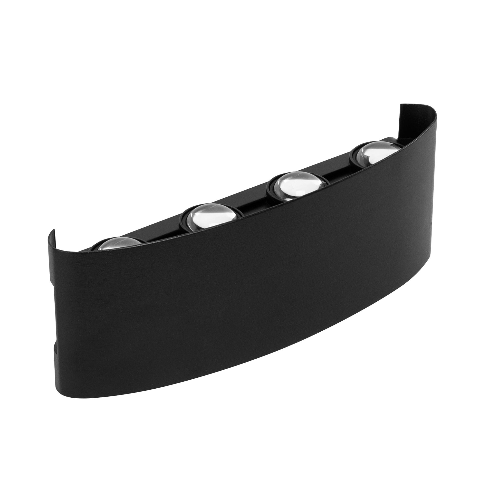 TOOLIGHT fasadlampa JNH041-8G svart, 4,5x20x8cm