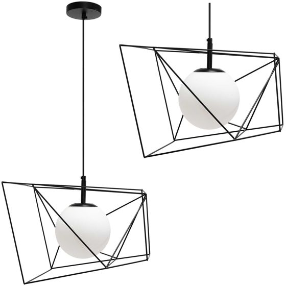 TOOLIGHT hängande taklampa APP1022-1CP Svart 26x34x26cm
