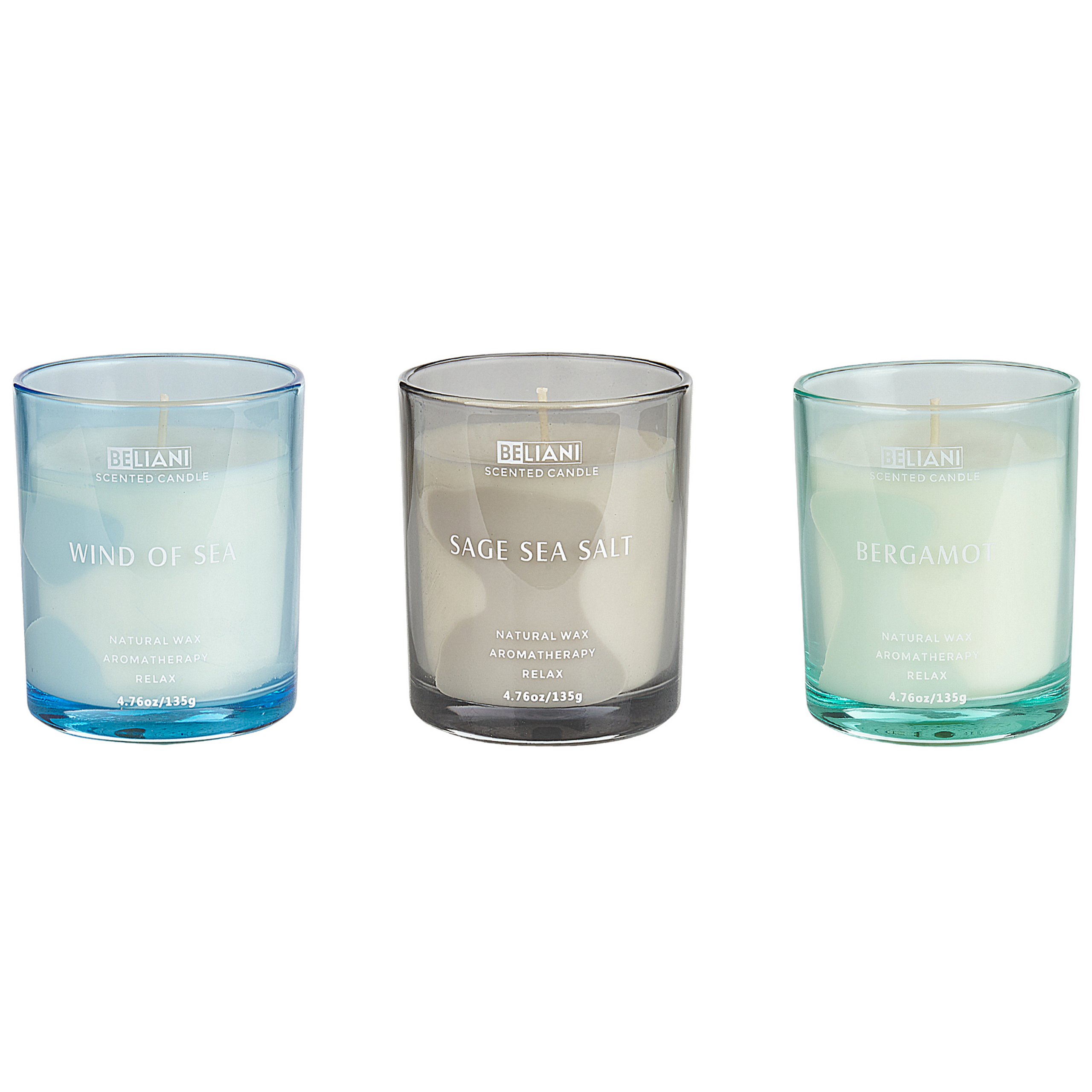 Doftljus 3-pack SHEER JOY Sojavax Friska doftnoter
