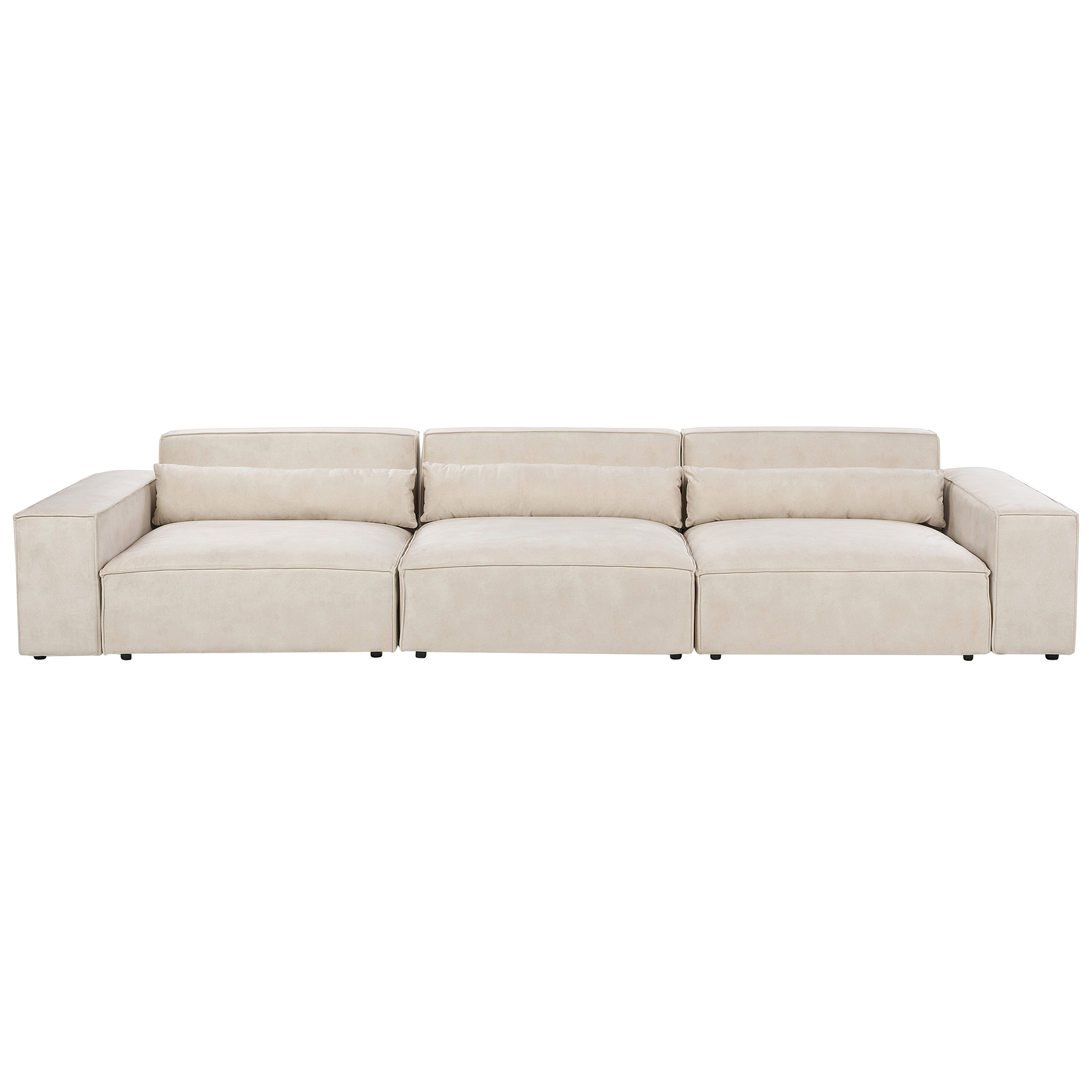 Modulsoffa 3-sits HELLNAR Sammet Ljusbeige