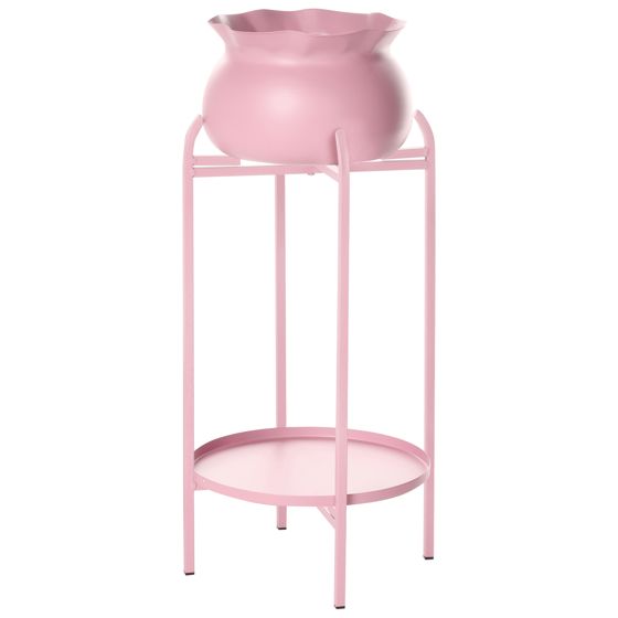 Växtställ MOKUREN 25 cm Metall Rosa
