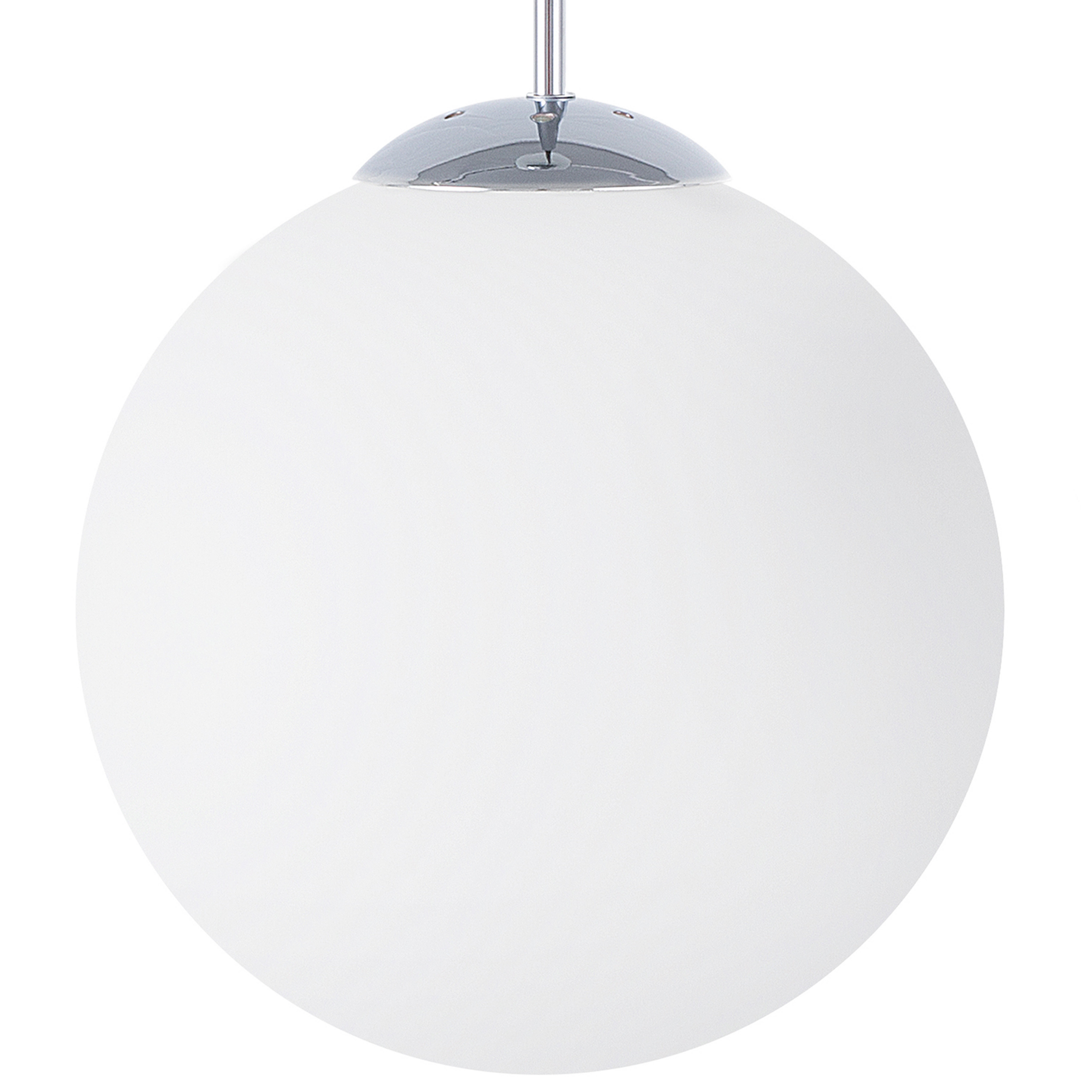 Pendellampa BARROW Glas Vit