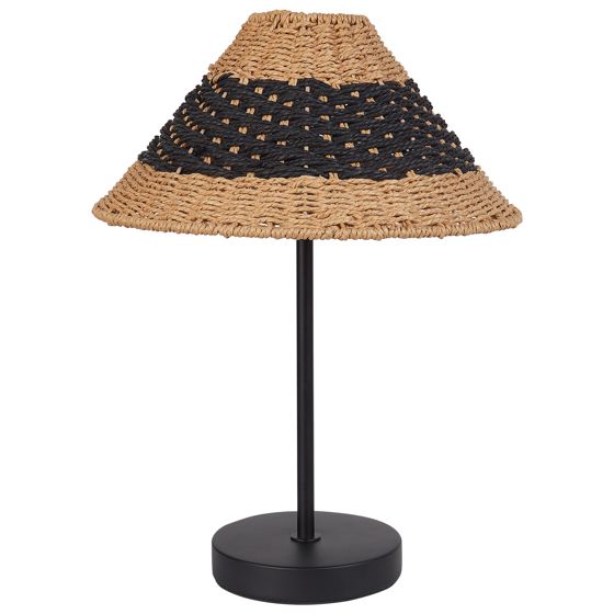 Bordslampa MOMBA Pappersrep Svart
