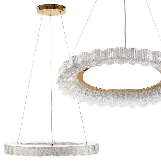 TOOLIGHT hängande taklampa MS019-CP 60CM LED Roséguld 60x60x5,5cm