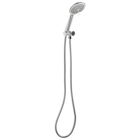 Duschhuvud och slangkit TARMA 4 strållägen Silver