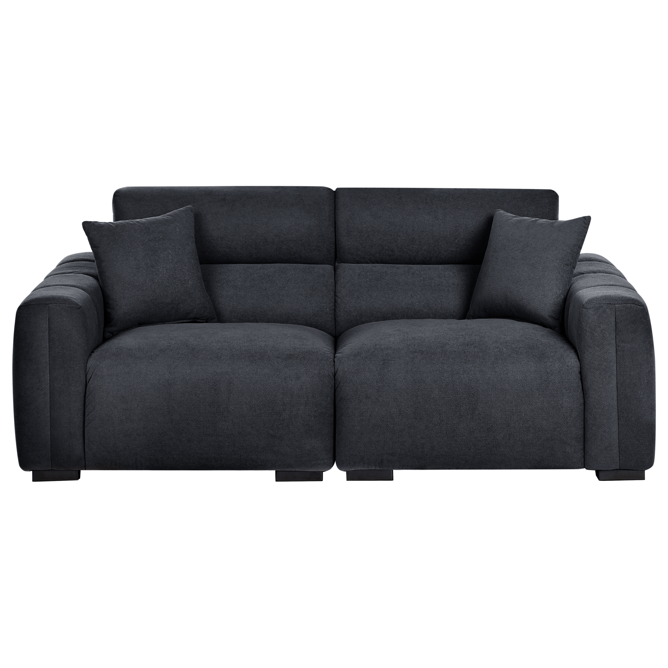 Soffa 3-sits FAUSKAN Svart