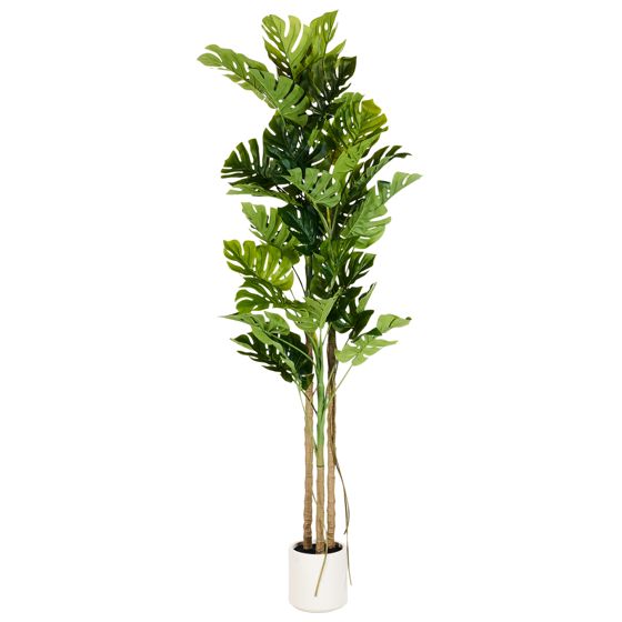 Konstgjord växt MONSTERA PLANT 221 cm Grön