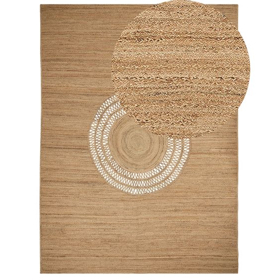 Matta BOGAZOREN Beige 300 x 400 cm Jute