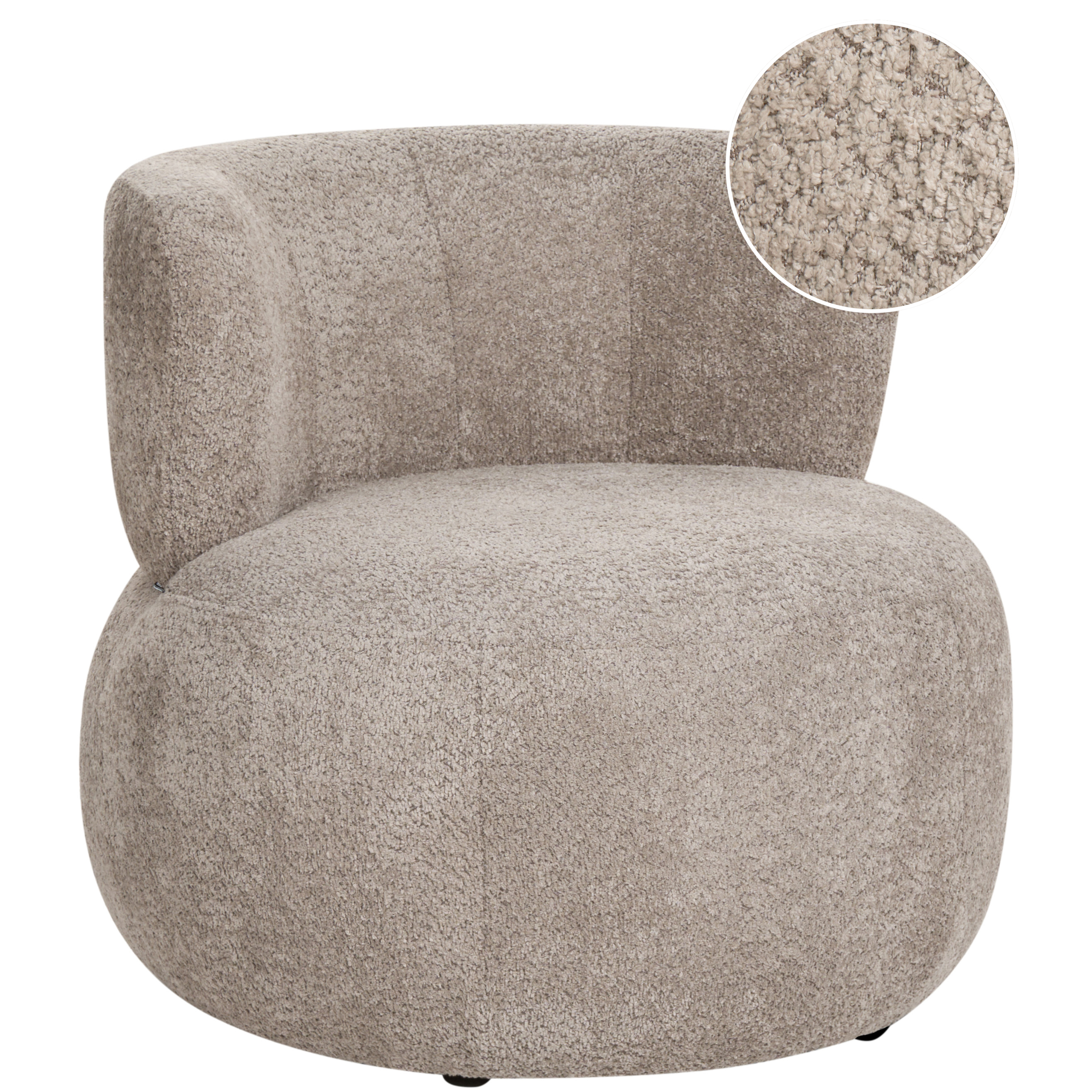 Fåtölj VOLDA Chenille Taupe
