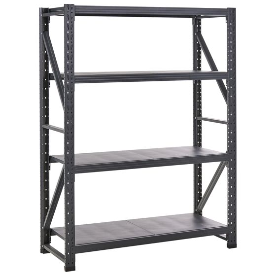 Garagehyllor FIUGGI 150 cm 200 cm Metall Svart