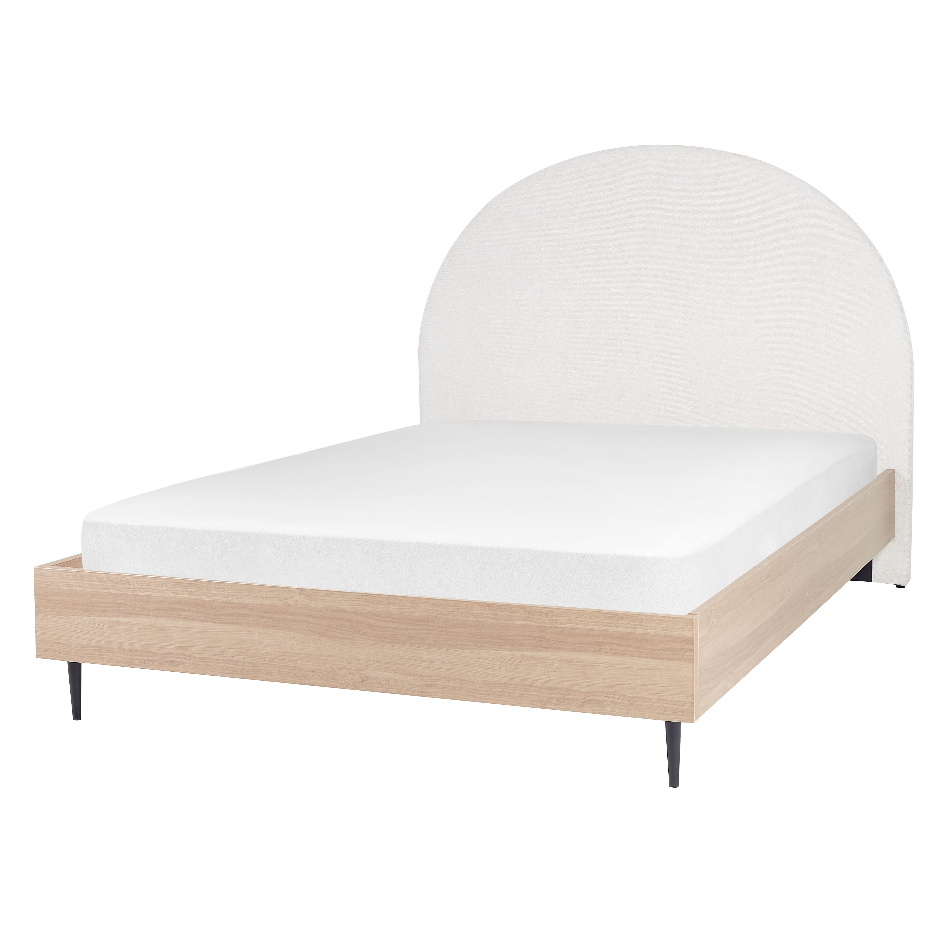 Säng med lamellram MILLAY 140 x 200 cm Off-White