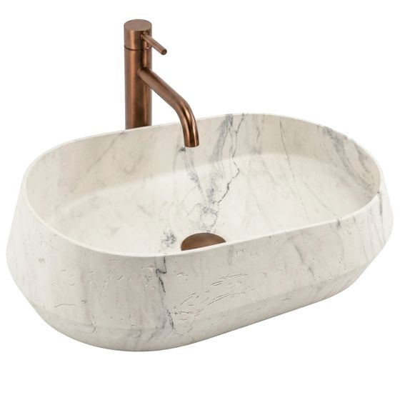 REA Bänkskål Zoe Marlo Beige, 59x38x17cm