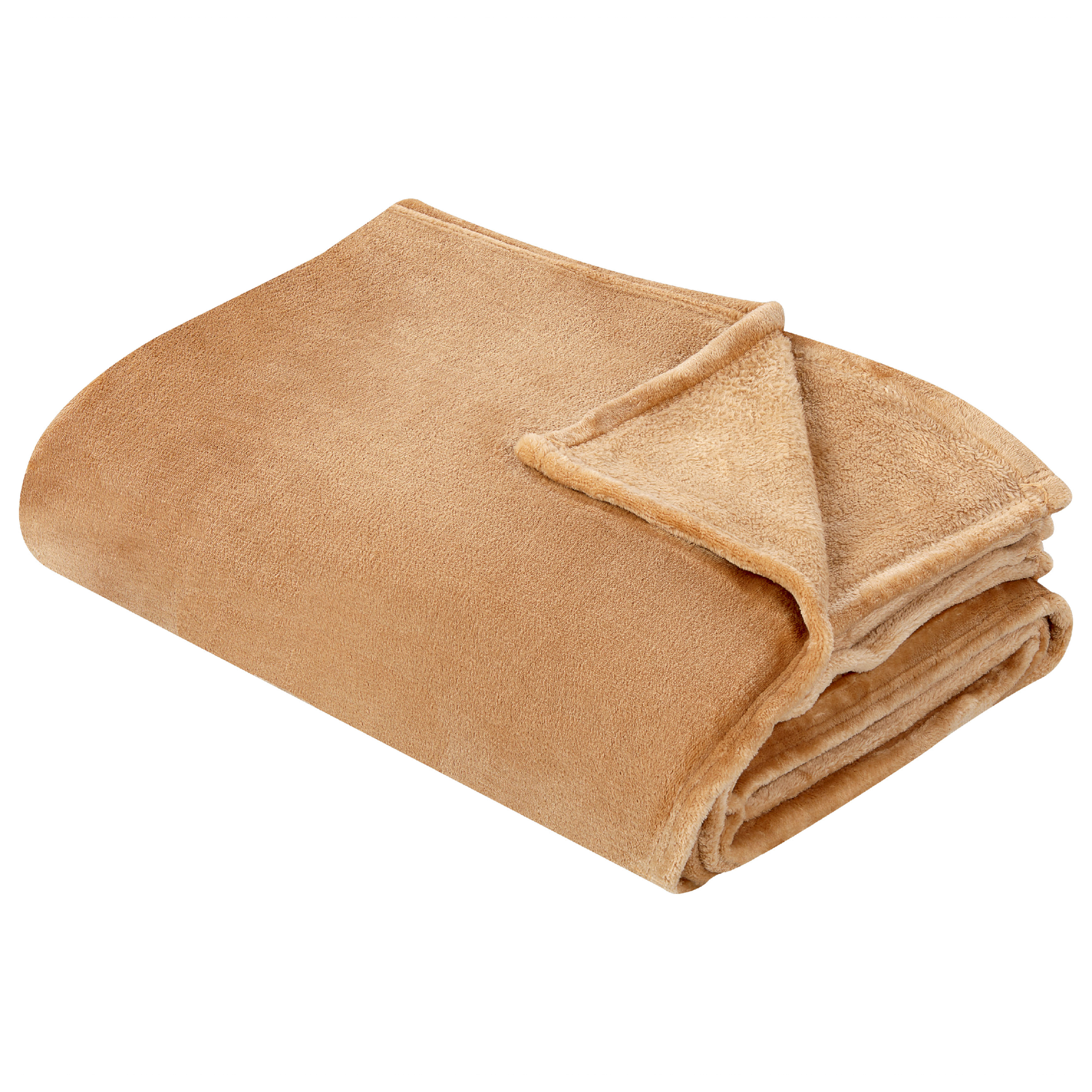 Pläd BAYBURT 200 x 220 cm Beige