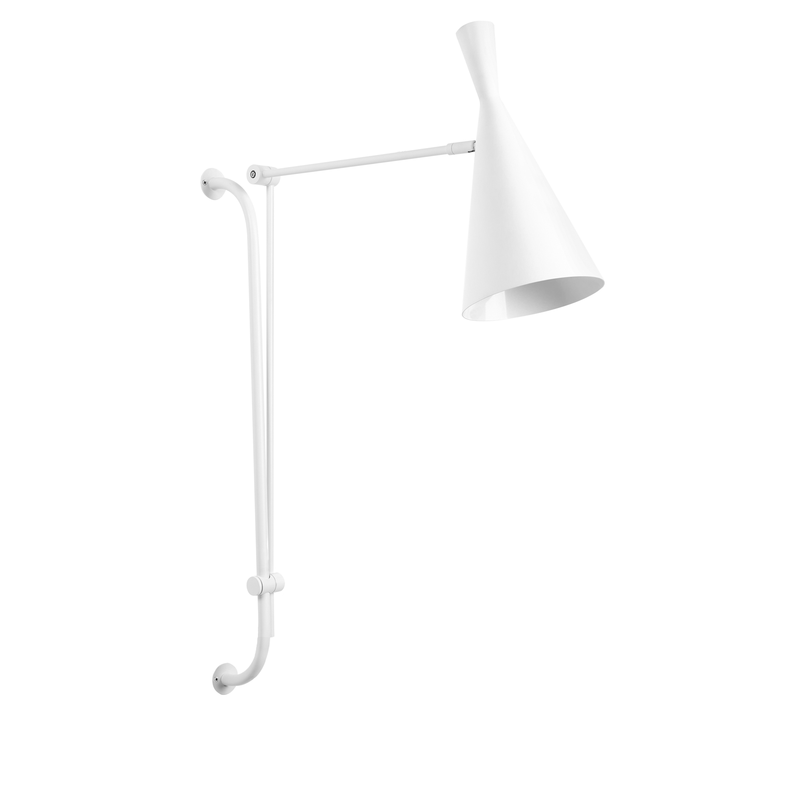 Vägglampa MARISA Justerbar Metall Vit