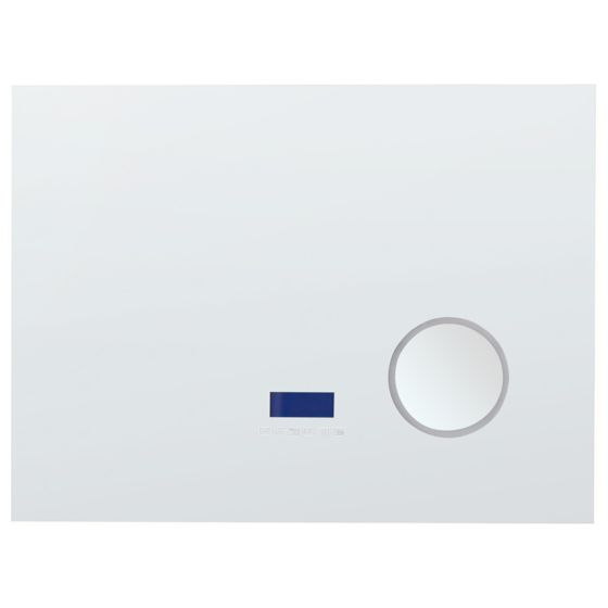 Badrumsspegel med LED MONTARON 80 cm 60 cm Silver
