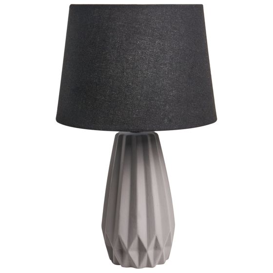 Bordslampa MONTAGUA Keramik Grå
