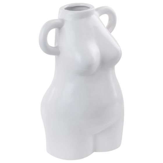 Blomvas AIGIO 25 cm Keramik Vit