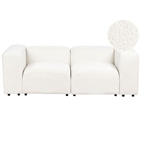 Modulsoffa 2-sits FALSTERBO Bouclé Vit