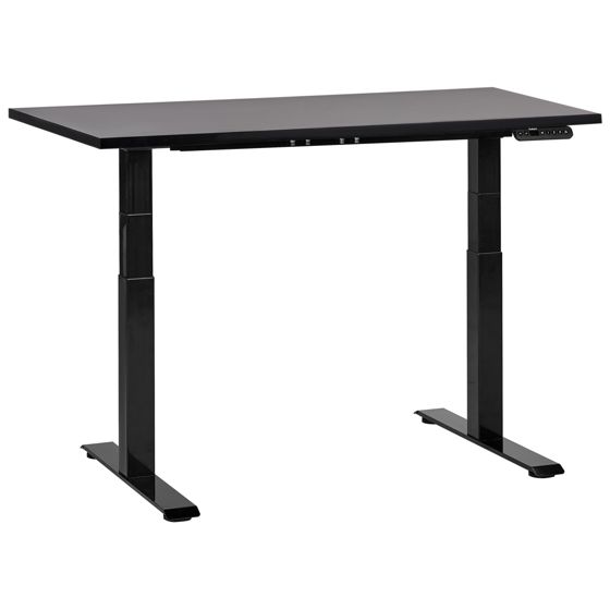 Elektriskt höj- och sänkbart skrivbord DESTINES 120 cm 72 cm Svart