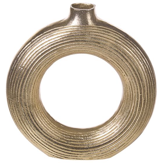 Dekorationsvas COMAL 40 cm Metall Guld