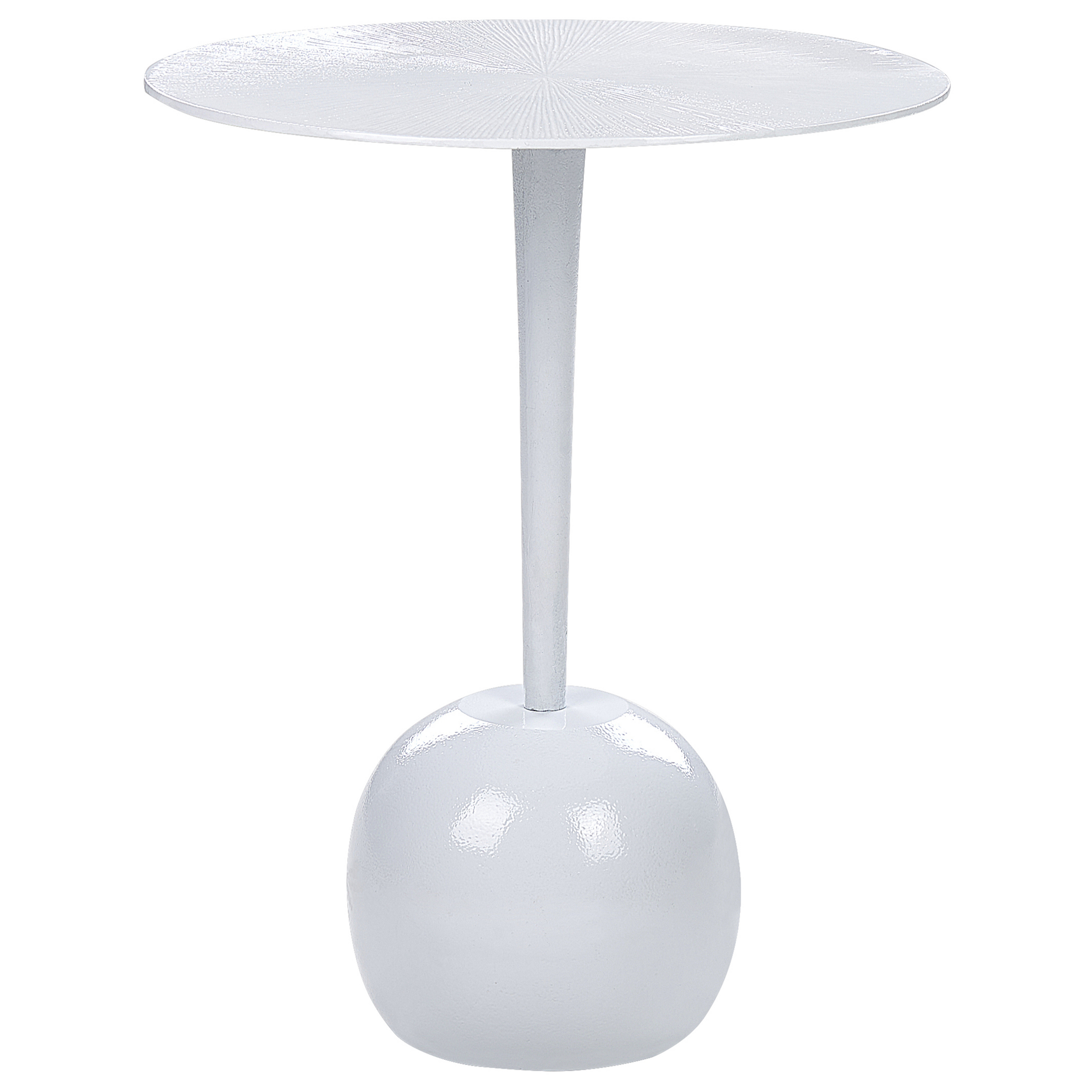 Sidobord EUCLA Metall Vit