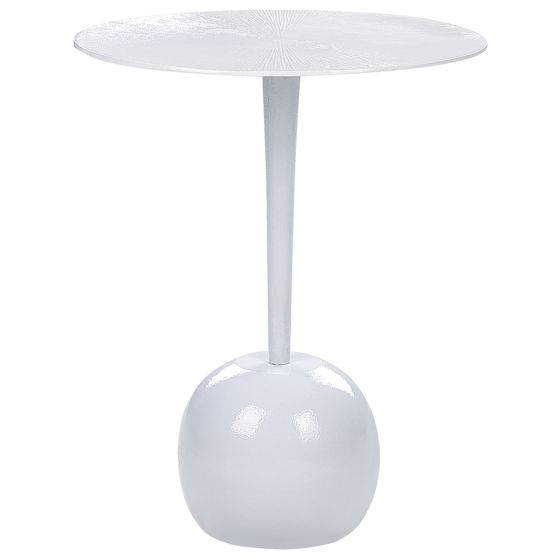 Sidobord EUCLA Metall Vit