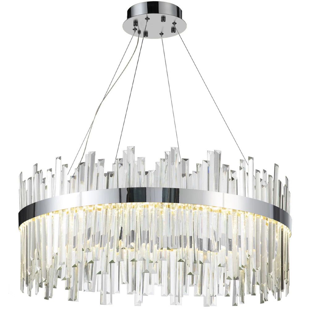 TOOLIGHT hängande taklampa APP1516-CP60 Krom 60x60x60cm