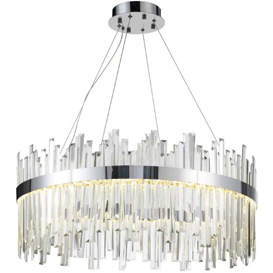 TOOLIGHT hängande taklampa APP1516-CP60 Krom 60x60x60cm
