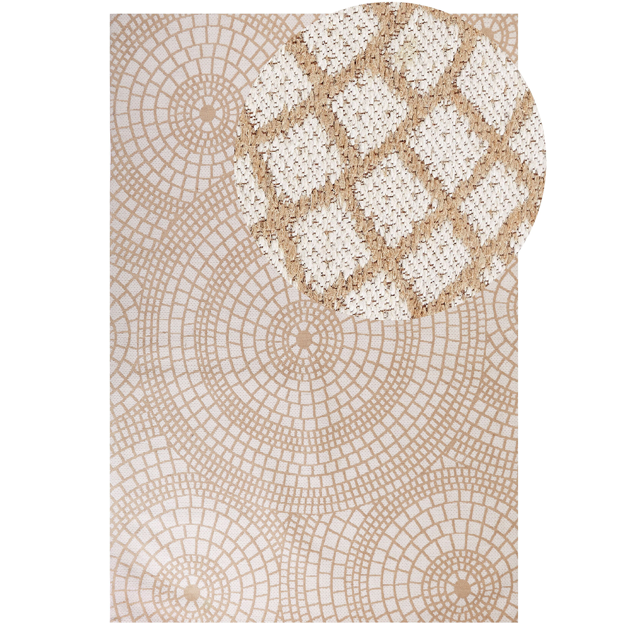 Matta ARIBA Vit Beige 200 x 300 cm Jute