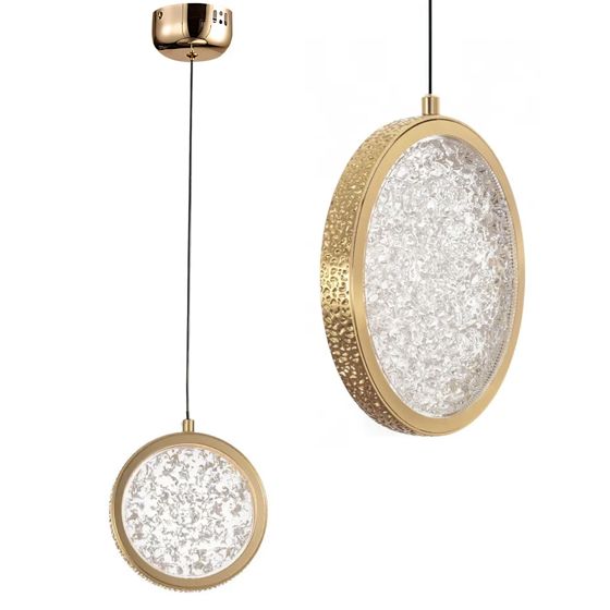 TOOLIGHT hängande taklampa LHJ100-1CP LED Guld 2x20x20cm
