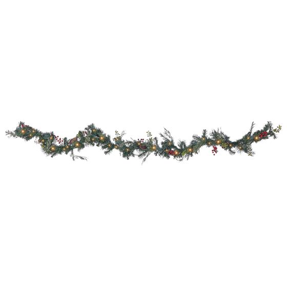 Julgirlang LED ELBRUS 270 cm Grön