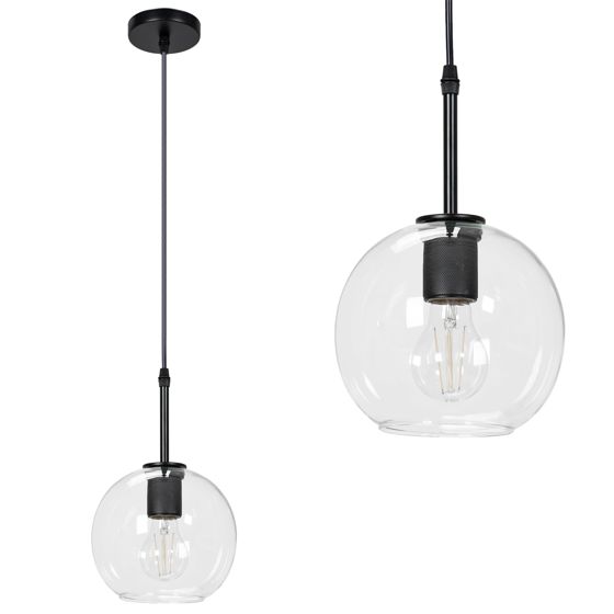 TOOLIGHT hängande taklampa APP1176-1CP Svart 17x17x26cm
