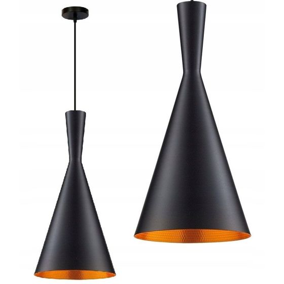 TOOLIGHT hängande taklampa APP079-1CP COSTA B Svart 38x18,5x38cm