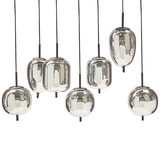 Pendellampa TARLO Glas Mässing