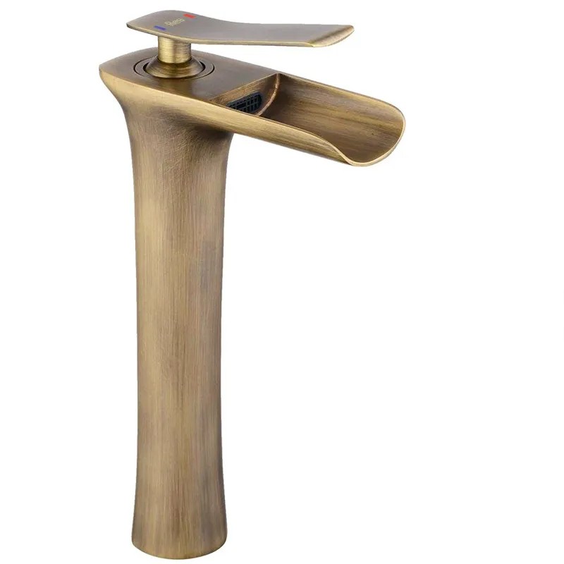 REA Tvättställsblandare LAGUNA Hög Guld, 15x5x30cm