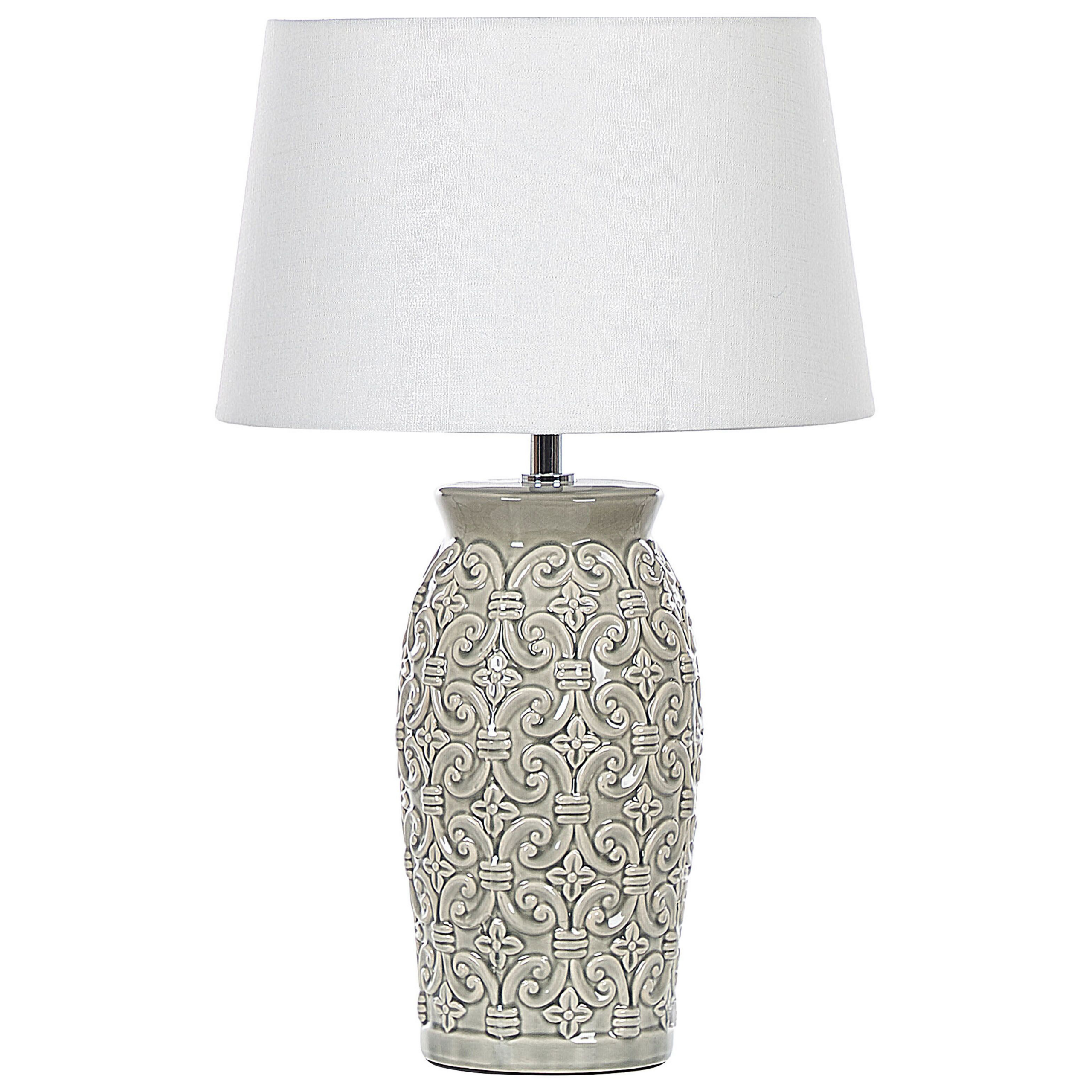 Bordslampa KHOPER Keramik Grå